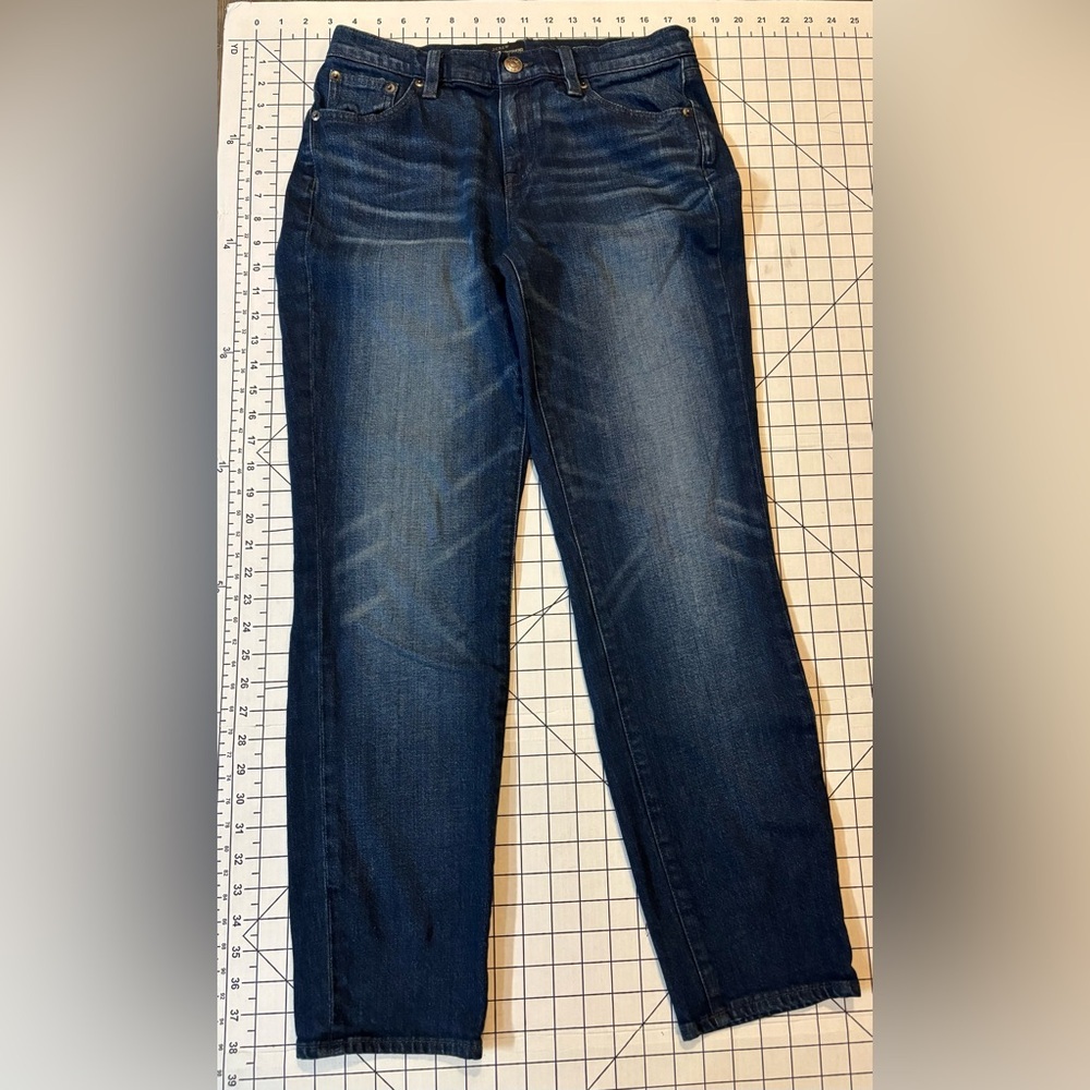 J. Crew Women’s Size 28 Dark Wash Broken-In Straight Leg Boyfriend Jeans